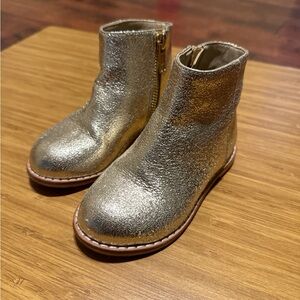 Janie and Jack Metallic Bootie Size 7